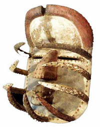 A spider mask from West Africa (but only fifty or a hundred years old)