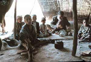 Modern tent in Afghanistan, near Herat