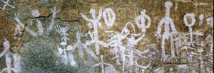 Twa rock painting, ca. 500 AD? (modern Zambia)