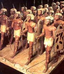 Soldiers from the 11th Dynasty (about 2000 BC)