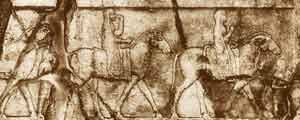 Persian women riding horses ca. 500 BC