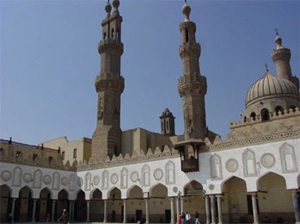 Al-Azhar Mosque in Cairo, Egypt (900s AD)