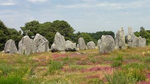 Carnac: rows of standing stones