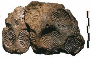 Bronze Age Greek sealings - patterns of lines