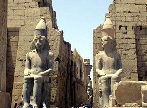 Luxor temple entrance