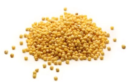 Millet seeds - yellow and round