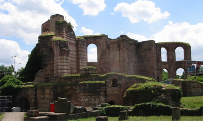 Roman bath building in Trier, in southern Germany, about 300 AD