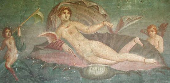 Birth of Aphrodite (from Pompeii, about 50 AD)