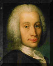 Anders Celsius: a young white man in a white wig