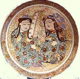 A plate from the Fatimid period (1000s AD), Egypt