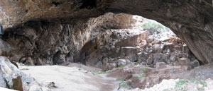 Inside Franchthi Cave