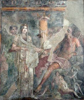 Hera's marriage to Zeus (Pompeii, ca. 79 AD)