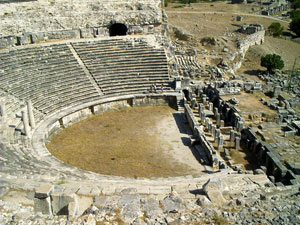 A big Greek theater at Miletus