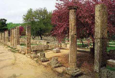 The palaestra at Olympia, Elis, Greece (about 250 BC)
