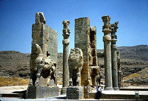 Darius' palace at Persepolis