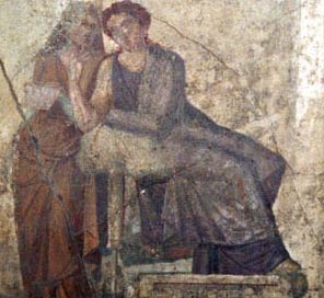 Phaedra and her nurse (from Pompeii, ca. 79 AD)