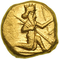 Gold coin of Xerxes (or another Persian king)