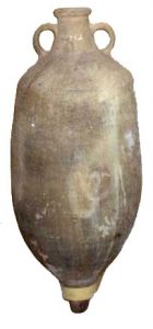 a Roman amphora,used as a shipping container