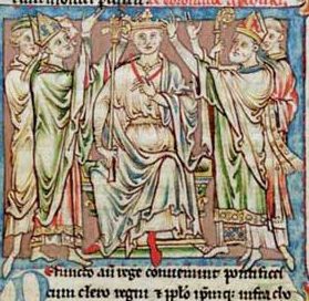 King Arthur (Flores Historiarum, 1200s AD)