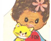 A kids' valentine from the 1970s