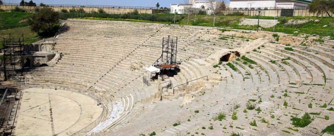 This is the amphitheater in ancient Carthage where Romans killed Christians during the Decian persecution.