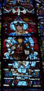 Mary window at Chartres Cathedral