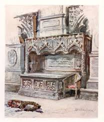 A fancy stone tomb: Chaucer's