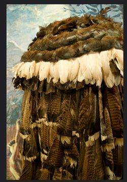 Cherokee feather cloak (Now in Museum of the Cherokee Indian)