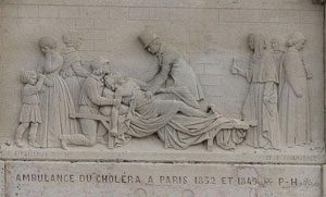 Cholera in Paris (1832 AD) - the Jesuits worked to cure people
