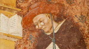 da Modena, man wearing glasses (ca. 1350 AD)