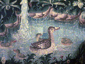 Medieval tapestry (Cluny Museum, Paris)
