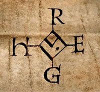 Monogram of Hugh Capet (980s AD)