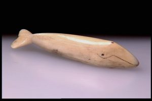 Inuit carving of a fish