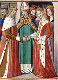 Margaret of Anjou (age 14) marries Henry VI