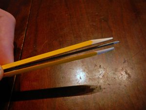 The graphite inside your pencil