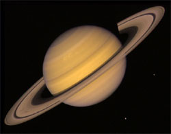 Saturn, as seen from space