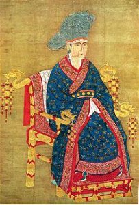 An older woman - an empress from the Song Dynasty (about 1100 AD) in China