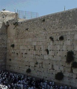 The remains of the Second Temple in Jerusalem
