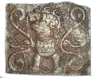 A Chavin carving