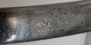 Damascus steel sword from the 1200s AD