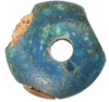 Egyptian blue glass bead found in Denmark (1300 BC)