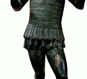 So-called "Mars of Todi", an Etruscan statue from about 500 BC