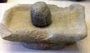 Grindstone from Syria, about 1500 BC (Louvre Museum)