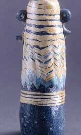 Core-formed Phoenician glass bottle (400s BC)