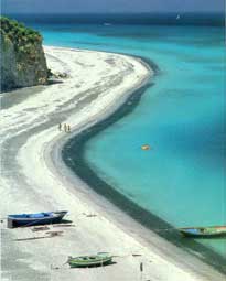 A beach in Sicily