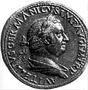 The Roman emperor Vitellius, the third of the four emperors of 69 AD 